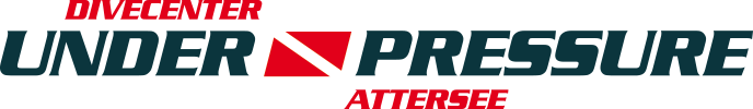 Logo Under Pressure - Tauchbasis Attersee