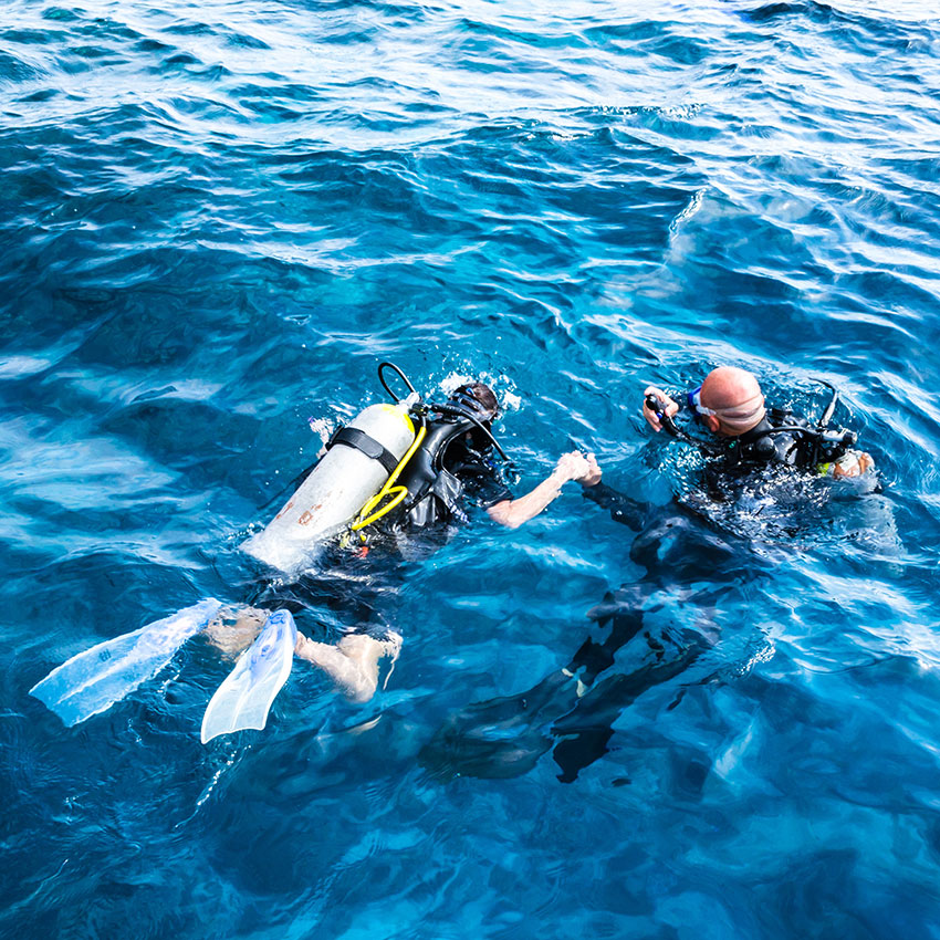 Under Pressure Tauchbasis Attersee Anfängerkurs