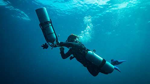 Under Pressure Tauchbasis Attersee Sidemount Tauchen