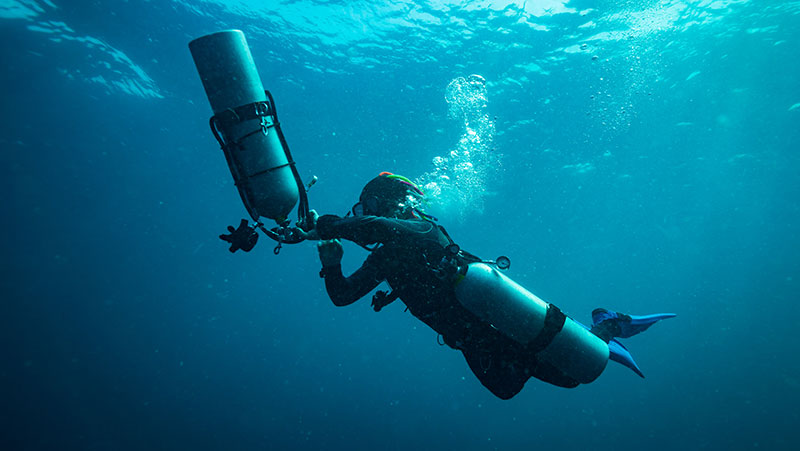Under Pressure Tauchbasis Attersee Sidemount Tauchen
